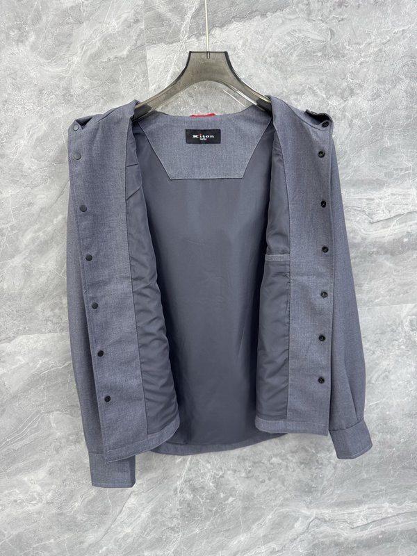 Kiton 비즈니스 심플 후드 자켓 001-216143