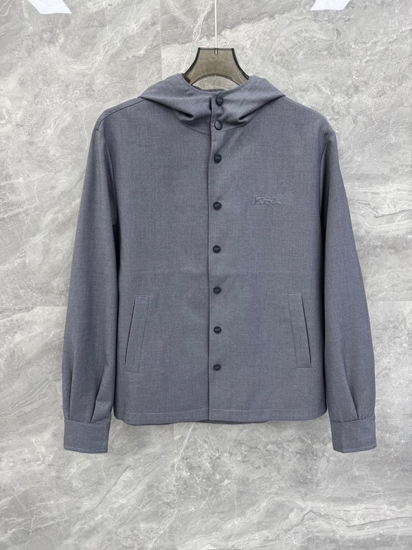 Kiton 비즈니스 심플 후드 자켓 001-216143