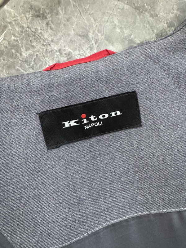 Kiton 비즈니스 심플 후드 자켓 001-216143