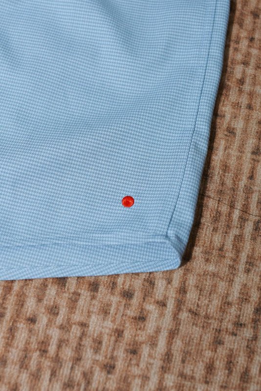 Kiton 울 천사격 긴팔 셔츠 남성용 001-216153