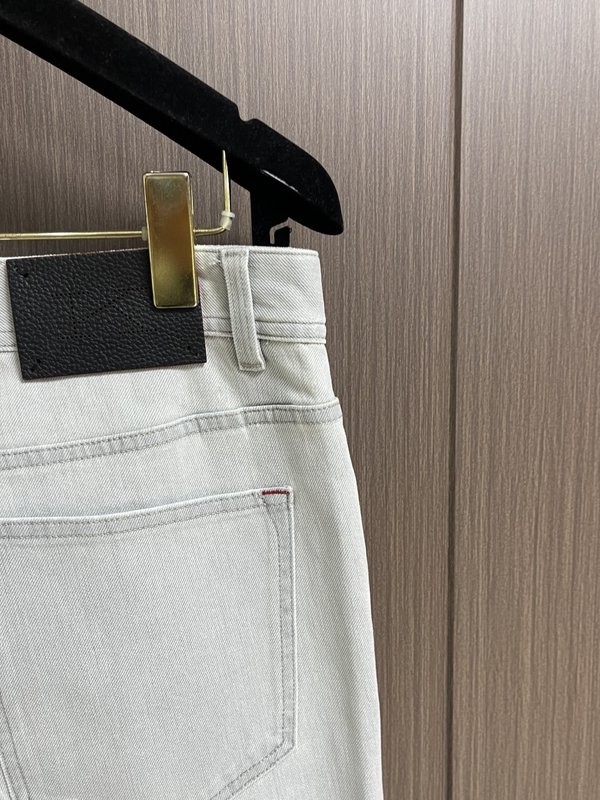 Kiton 남성 스트레이트 진 001-216157