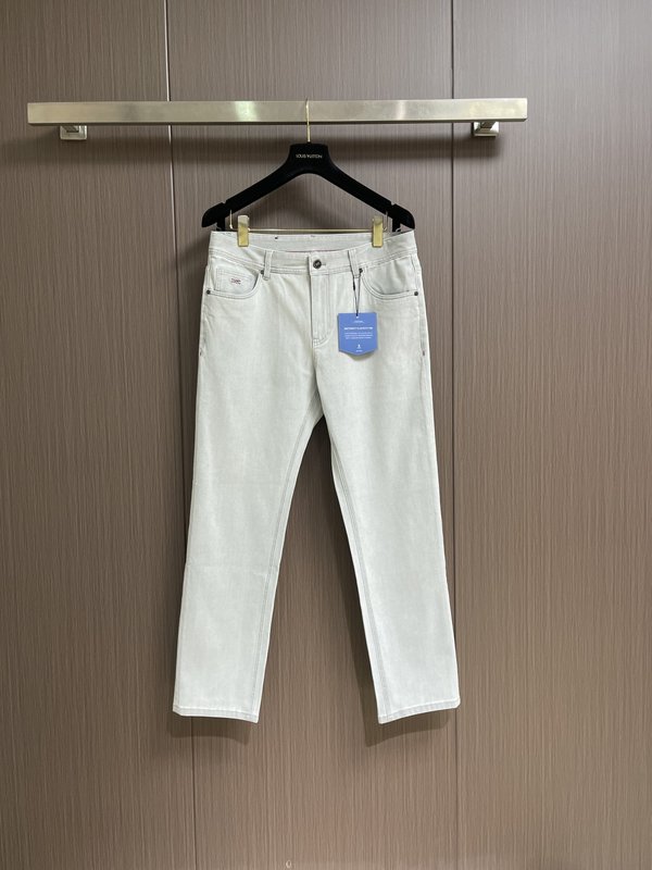 Kiton 남성 스트레이트 진 001-216157