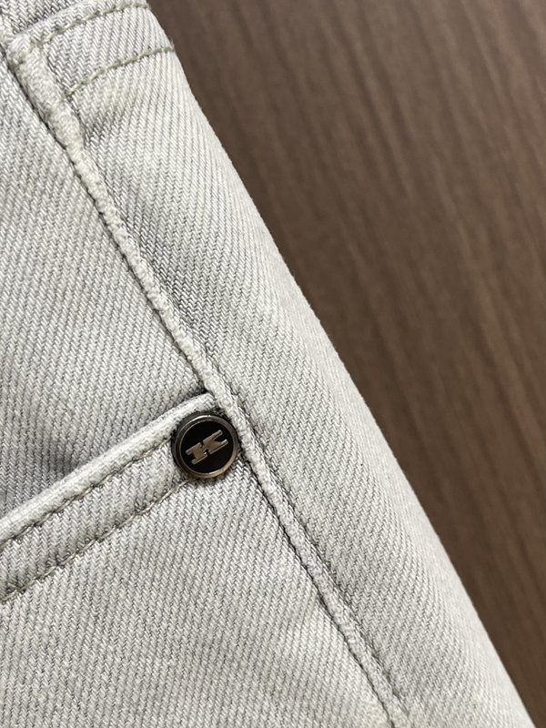 Kiton 남성 스트레이트 진 001-216157