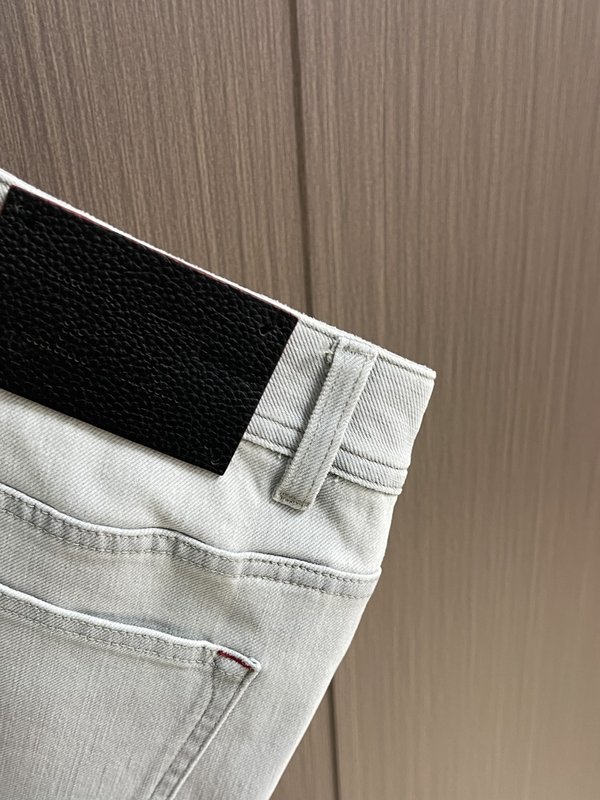 Kiton 남성 스트레이트 진 001-216157