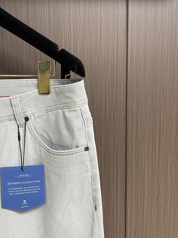 Kiton 남성 스트레이트 진 001-216157