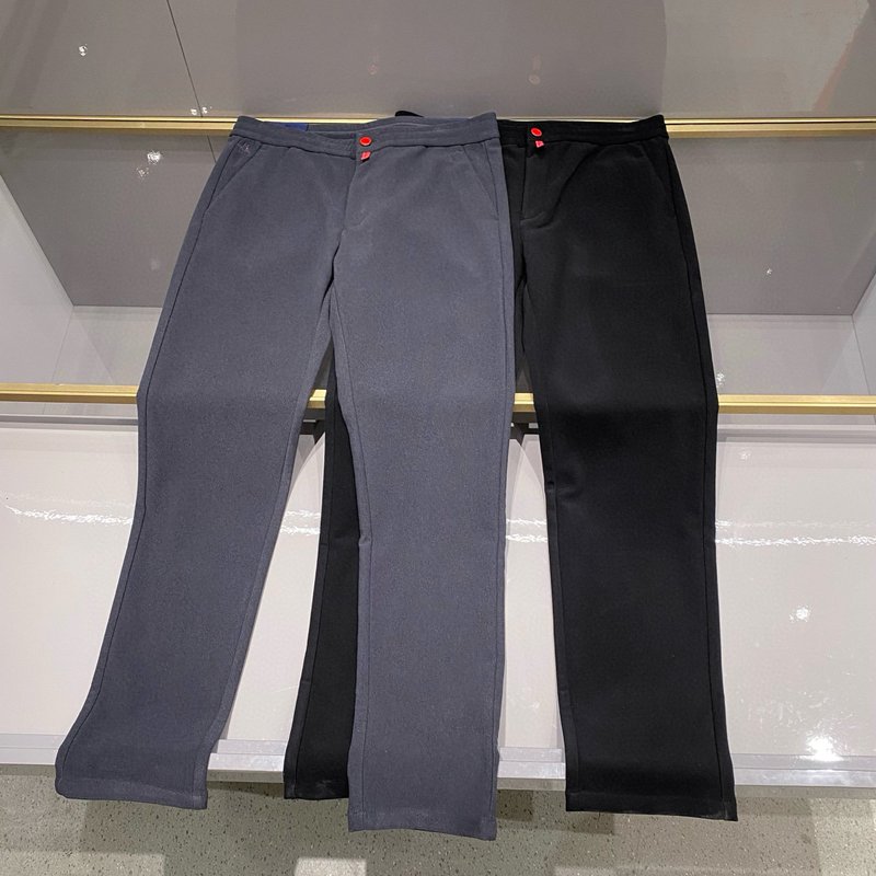 Kiton 남성 코튼 코듀로이 슬림 정장 바지 001-216160