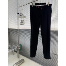 Kiton 남성 울 혼방 비즈니스 정장 바지 001-216165