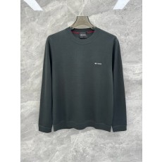 Kiton 남성 프리미엄 미니멀 로고 니트 긴팔 001-216173
