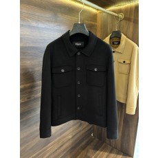 Kiton 울 캐시미어 혼방 남성 셔츠 자켓 001-216209