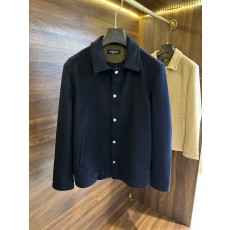 Kiton 울 캐시미어 혼방 남성 셔츠 자켓 001-216210