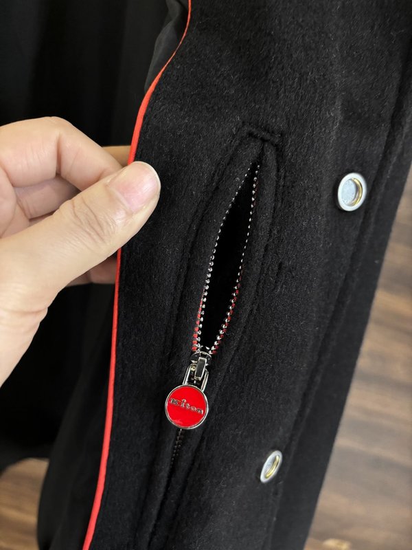 Kiton 울 캐시미어 혼방 남성 셔츠 자켓 001-216211