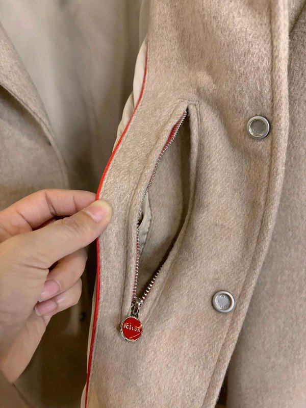 Kiton 남성 울 캐시미어 혼방 셔츠 자켓 001-216212