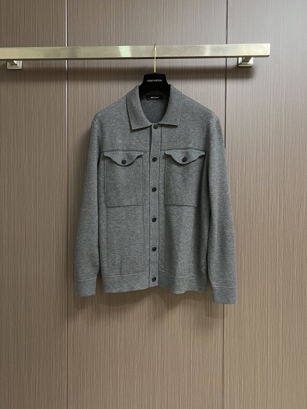 Kiton 가을 겨울 울 플립 칼라 자켓 아우터 001-216214