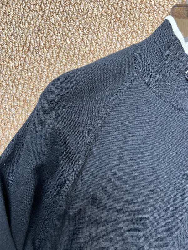 Kiton 미들 칼라 울 카디건 남성용 001-216215