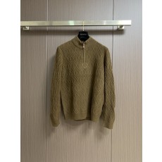 키톤 메리노 울 지퍼 반목 니트 스웨터 001-216216
