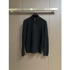 키톤 메리노 울 지퍼 반목 니트 스웨터 001-216217