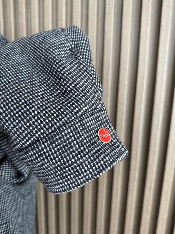 Kiton 올드머니 스타일 가을 겨울 울 자켓 001-216221