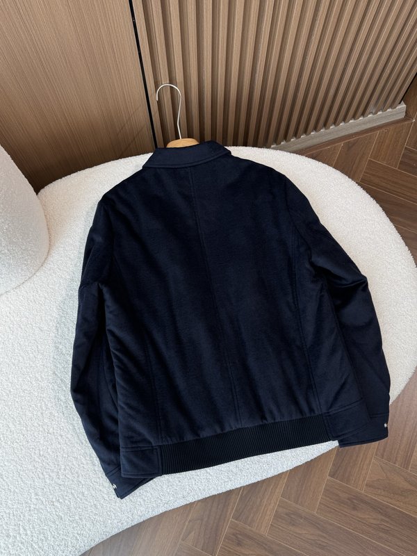 Kiton 남성 라펠 칼라 비즈니스 캐주얼 울 자켓 001-216228