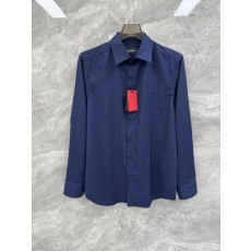 Kiton 남성 비즈니스 캐주얼 면 셔츠 001-216234