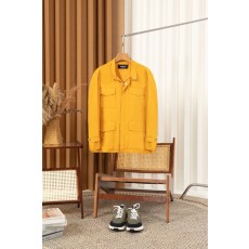 Kiton 스탠드 칼라 웨이스트 조절 가능 트렌치 자켓 001-216260