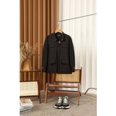 키톤 스탠딩 칼라 웨이스트 조임 트렌치 자켓 001-216261