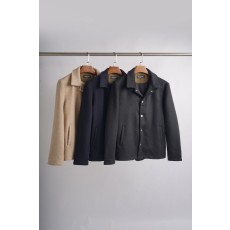 Kiton 울 캐시미어 혼방 남성 셔츠 자켓 001-216268