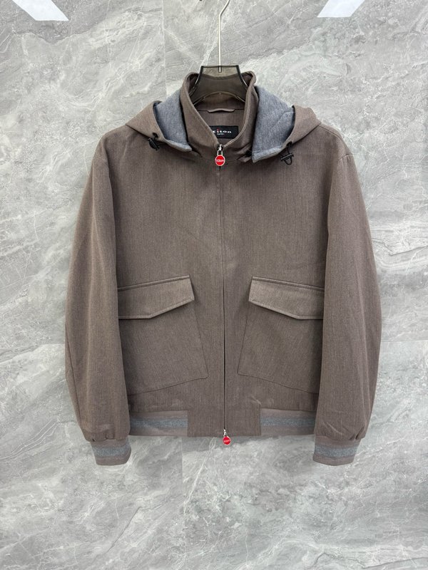 Kiton 비즈니스 캐주얼 후드 자켓 001-216270