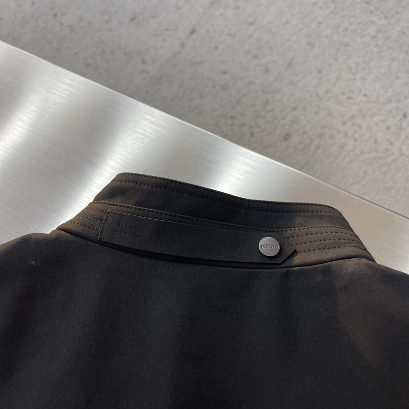 Kiton 가을 겨울 패션 스탠드 칼라 자켓 001-216276