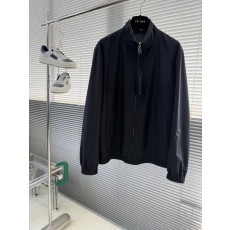 키톤 양면 착용 스탠드 칼라 지퍼 자켓 001-216290