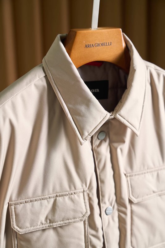 Kiton 남성용 경량 보온 패딩 자켓 001-216296
