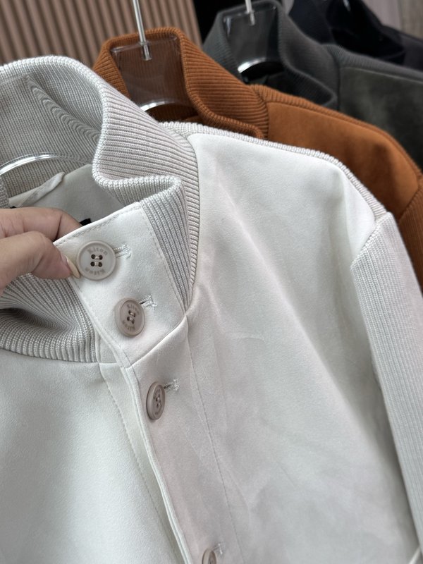 Kiton 남성용 가을 겨울 비즈니스 캐주얼 니트 패딩 001-216299