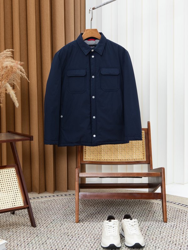 Kiton 남성 가을 겨울 보온 패딩 자켓 001-216302