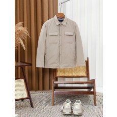 Kiton 남성 셔츠형 보온 패딩 자켓 001-216303
