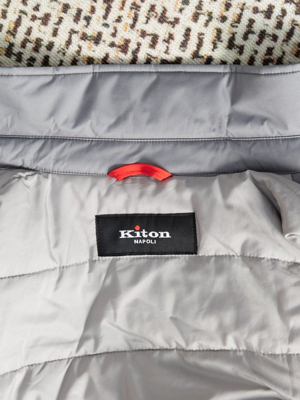 Kiton 가을 겨울 남성용 셔츠 스타일 보온 패딩 재 001-216309