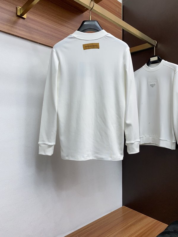루이비통 남성 라운드넥 긴팔 티셔츠 001-216310