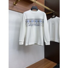 루이비통 남성 라운드넥 긴팔 티셔츠 001-216310