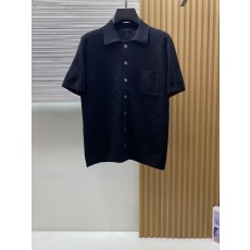 루이비통 남성 폴로 칼라 니트 반팔 티셔츠 001-216354