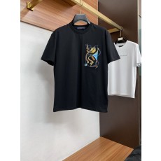 루이비통 남성 순면 라운드넥 반팔 티셔츠 001-216364