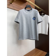 루이비통 남성 면 라운드넥 반팔 티셔츠 001-216372