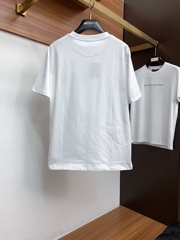 루이비통 남성 순면 라운드넥 반팔 티셔츠 001-216381