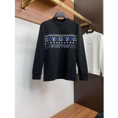 루이비통 남성 라운드넥 긴팔 티셔츠 001-216393
