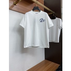 루이비통 남성 코튼 라운드넥 반팔 티셔츠 001-216407