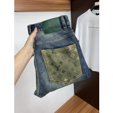 루이비통 남성 슬림 스트레이트 진 001-216411
