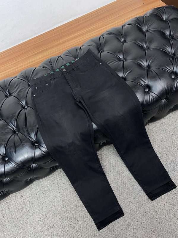 루이비통 남성용 고탄력 수입 데님 팬츠 001-216412