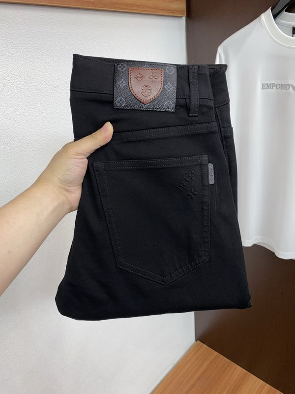 루이비통 남성 하이스트레치 데님 팬츠 001-216413