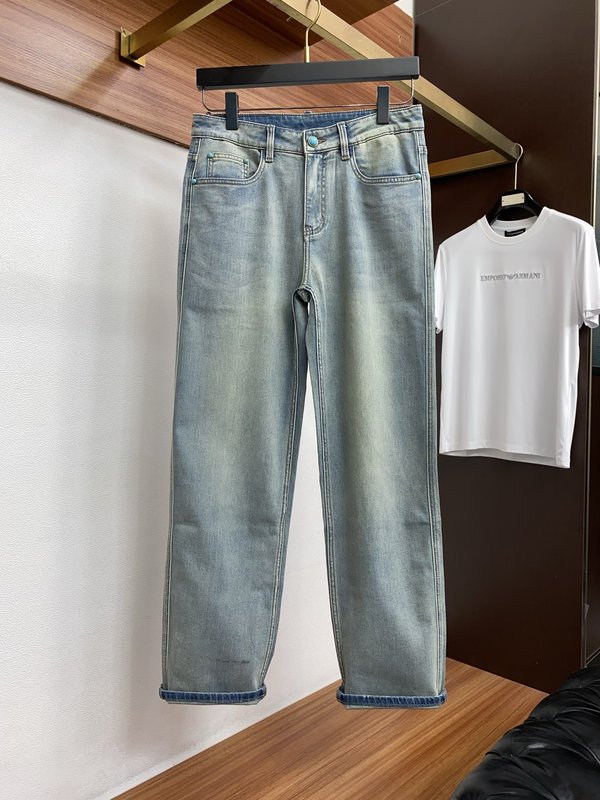 루이비통 남성 하이스트레치 수입 데님 팬츠 001-216418