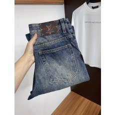 루이비통 남성 슬림 스트레이트 진 001-216420