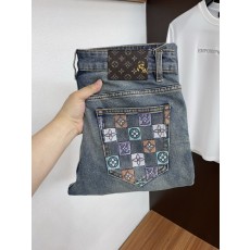 루이비통 남성 하이스트레치 데님 진 001-216421