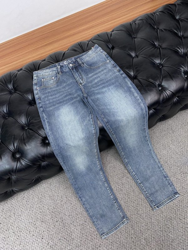 루이비통 남성용 고탄력 수입 데님 팬츠 001-216426