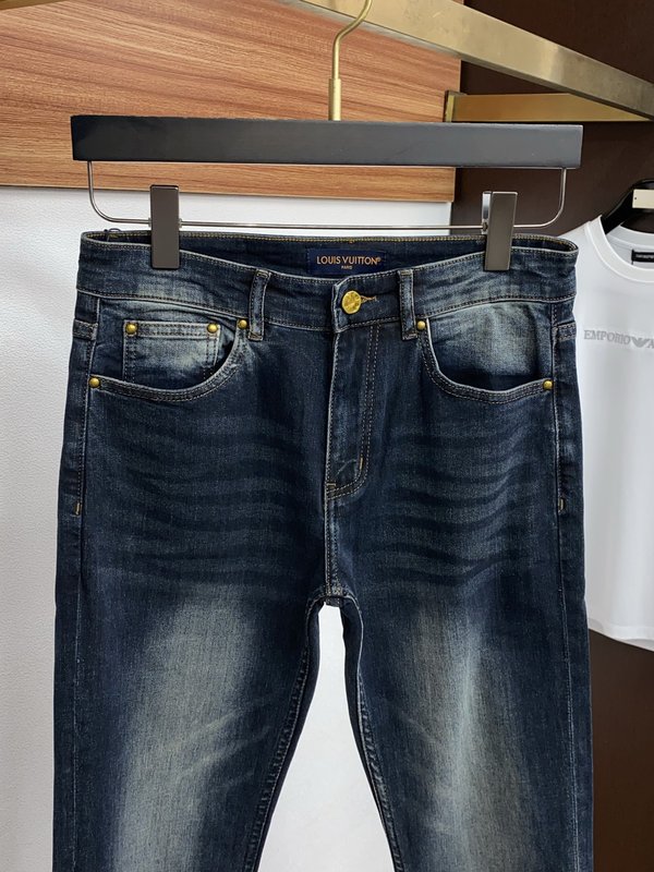 루이비통 남성 하이스트레치 수입 데님 팬츠 001-216427